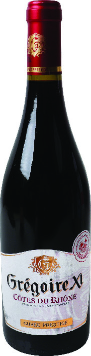 A.O.P(1) CÔTES DU RHÔNE(2) GRÉGOIRE XI CUVÉE PRESTIGE