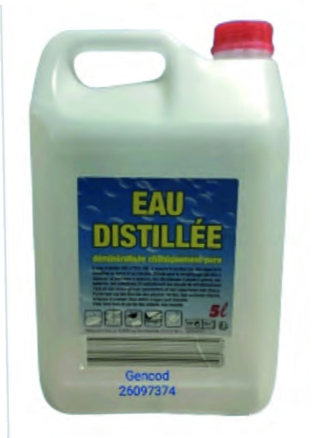 EAU DISTILLÉE
