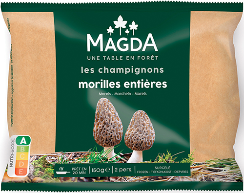 MORILLES ENTIÈRES SURGELÉES