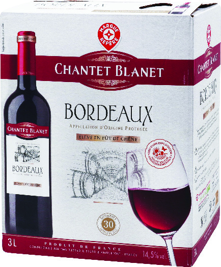 A.O.P(1) BORDEAUX(2) CHANTET BLANET