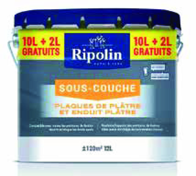 SOUS-COUCHE PLAQUES DE PLÂTRE(3)(4)