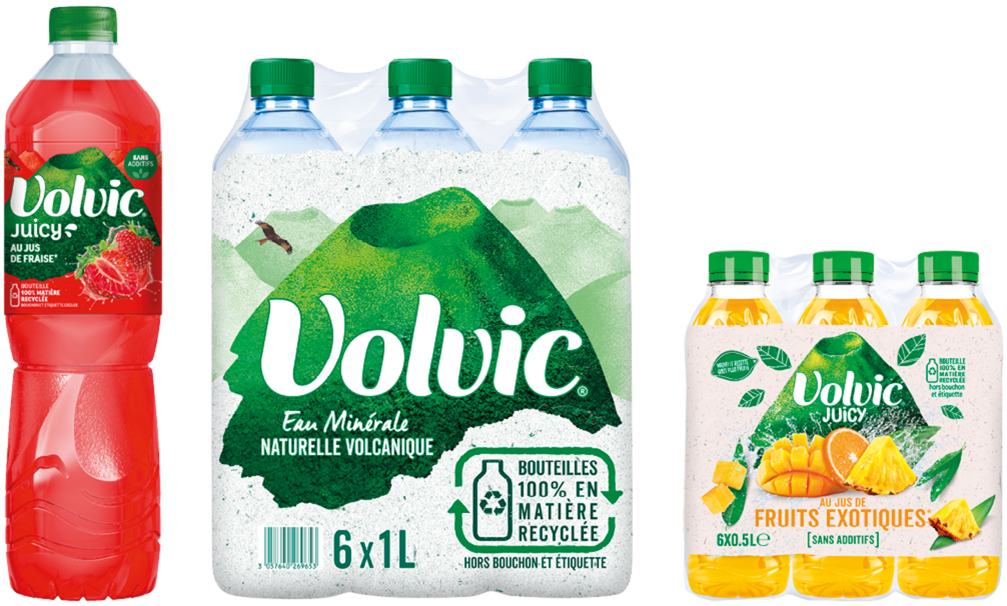 SUR LES PRODUITS PRÉSENTS EN MAGASIN DE LA GAMME "VOLVIC".