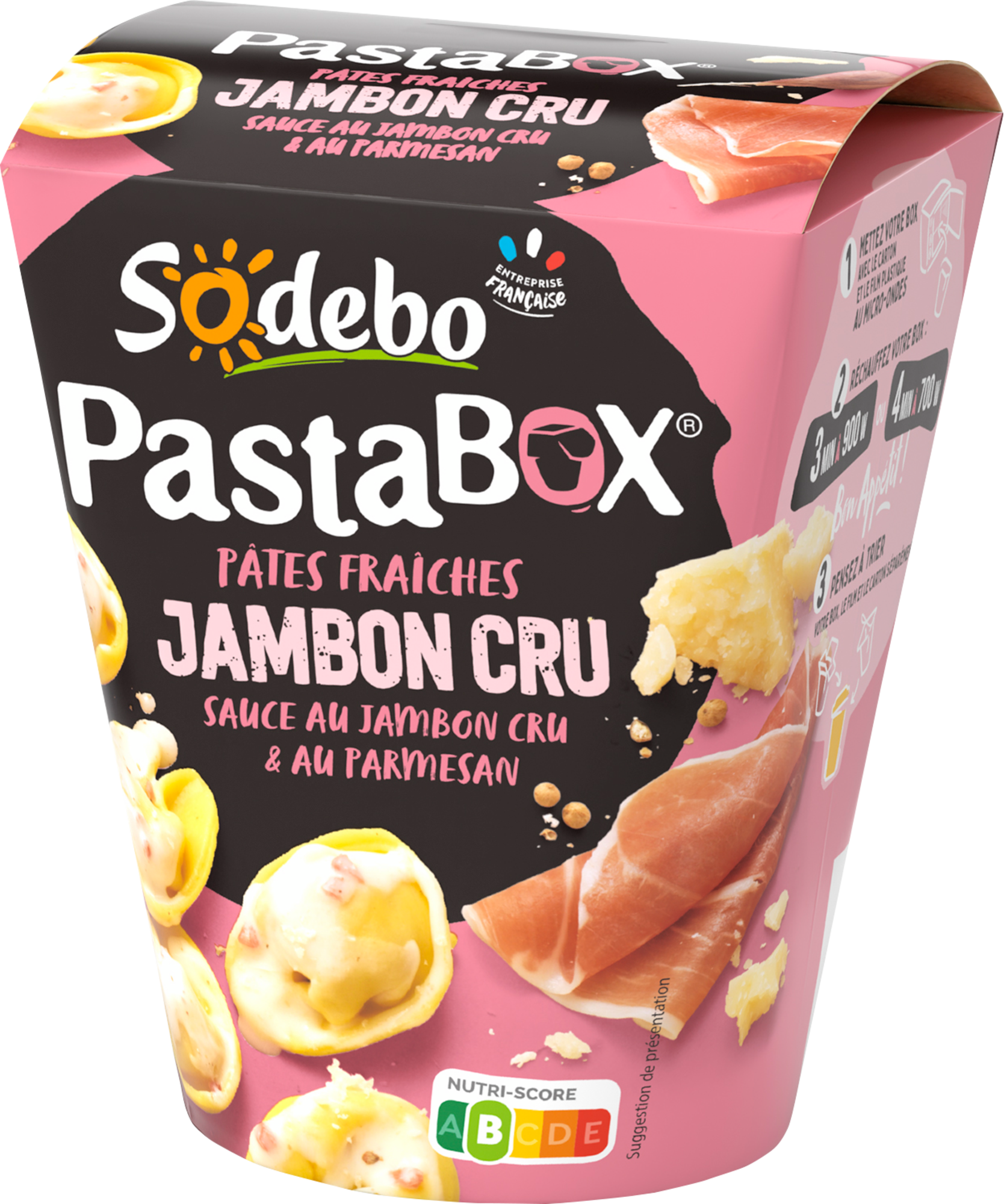 Pastabox jambon cru