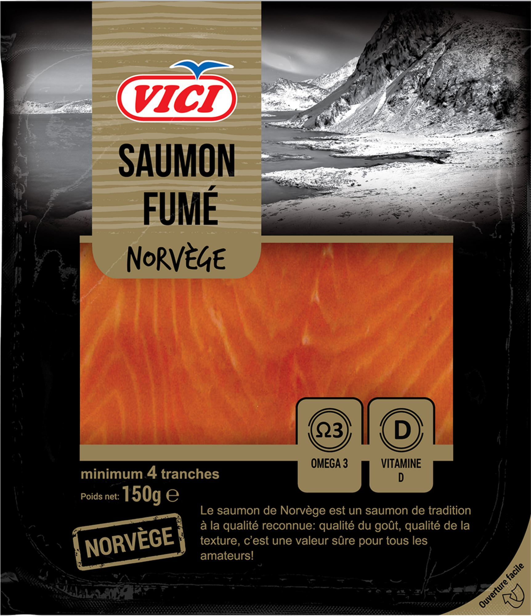 Saumon fumé de Norvège