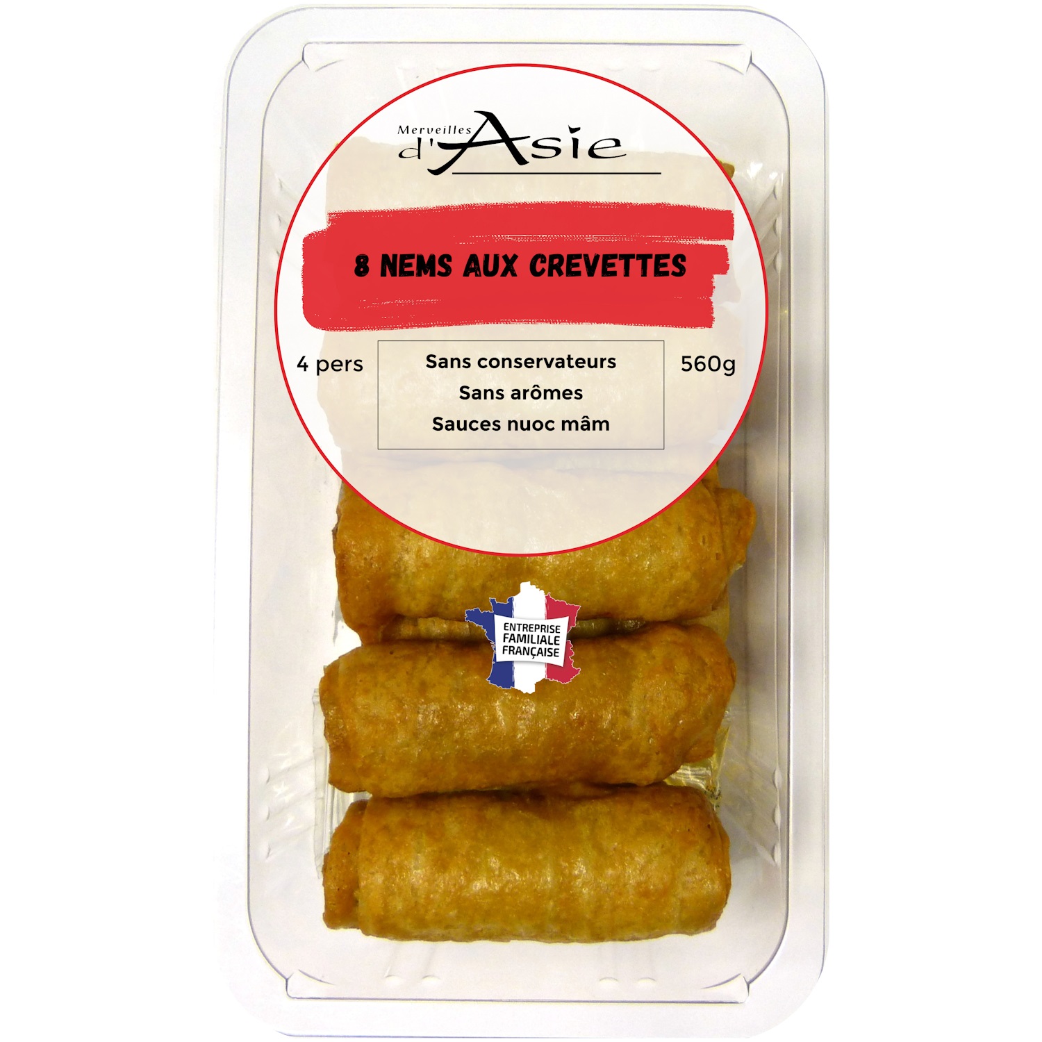 8 NEMS AUX CREVETTES