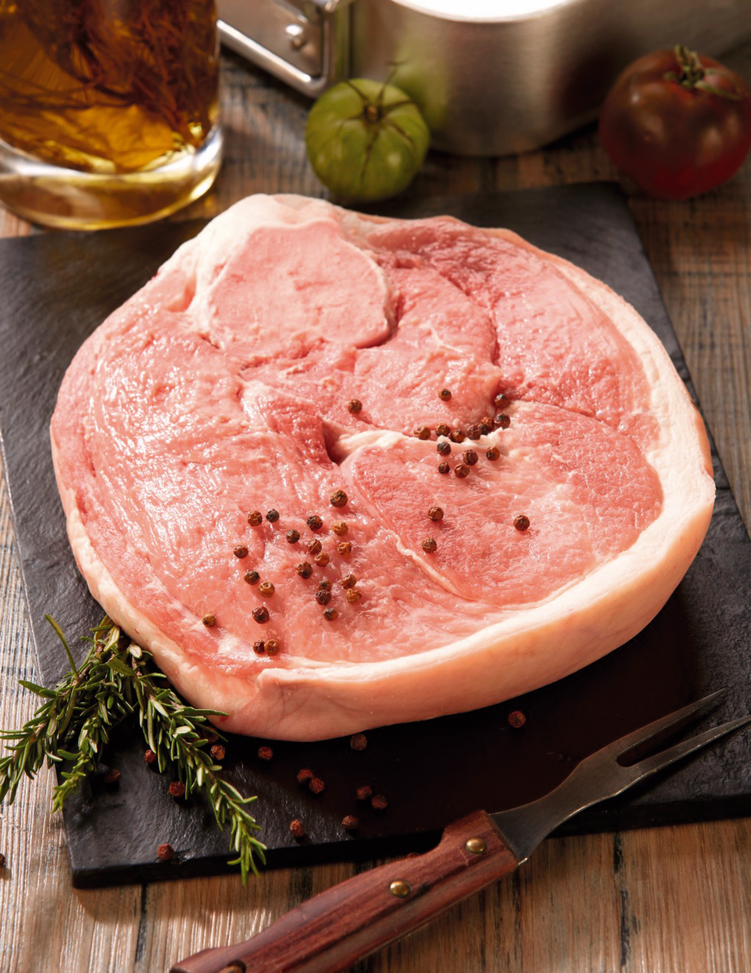 PORC : ROUELLE DE JAMBON A ROTIR