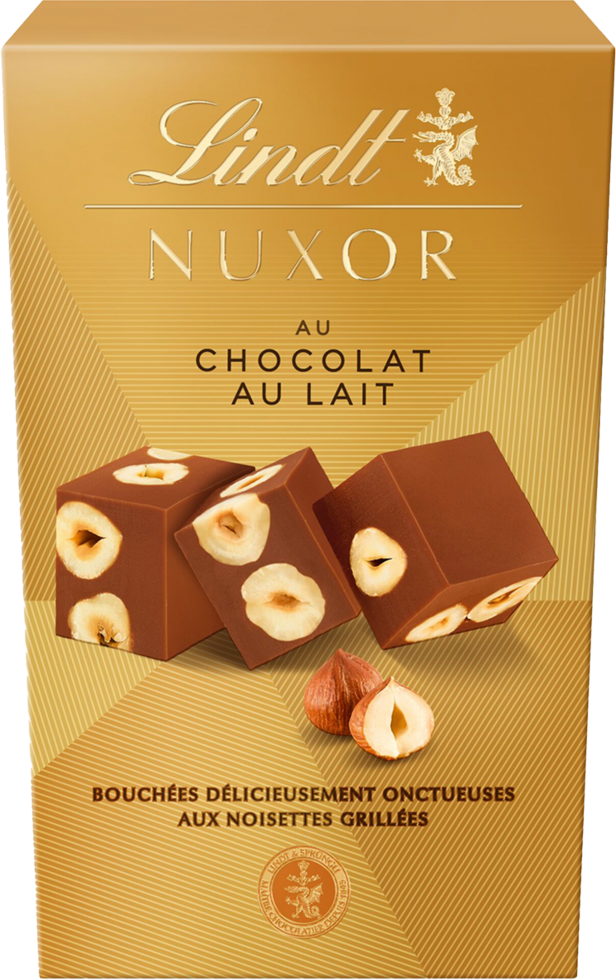 BOUCHÉES AU CHOCOLAT AU LAIT ET AUX NOISETTES NUXOR