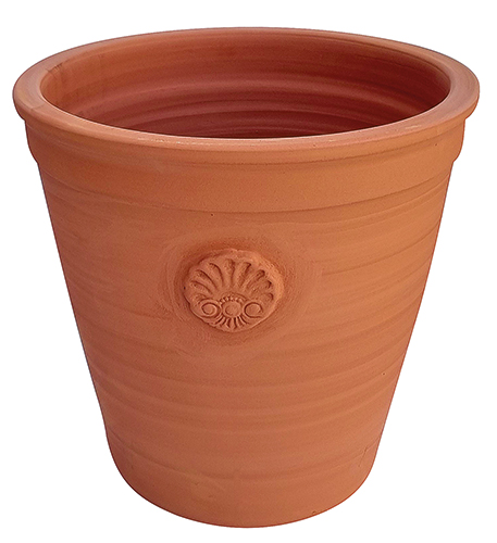 POT ROND EN TERRE CUITE “COMPOSTELLE”