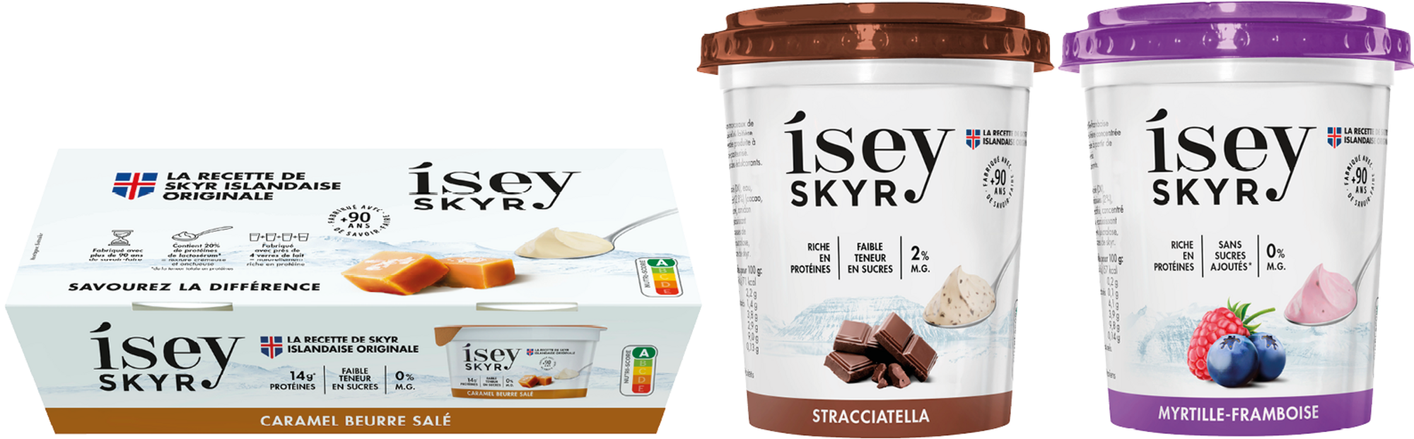 SUR LES PRODUITS PRÉSENTS EN MAGASIN DE LA GAMME "ISEY SKYR"