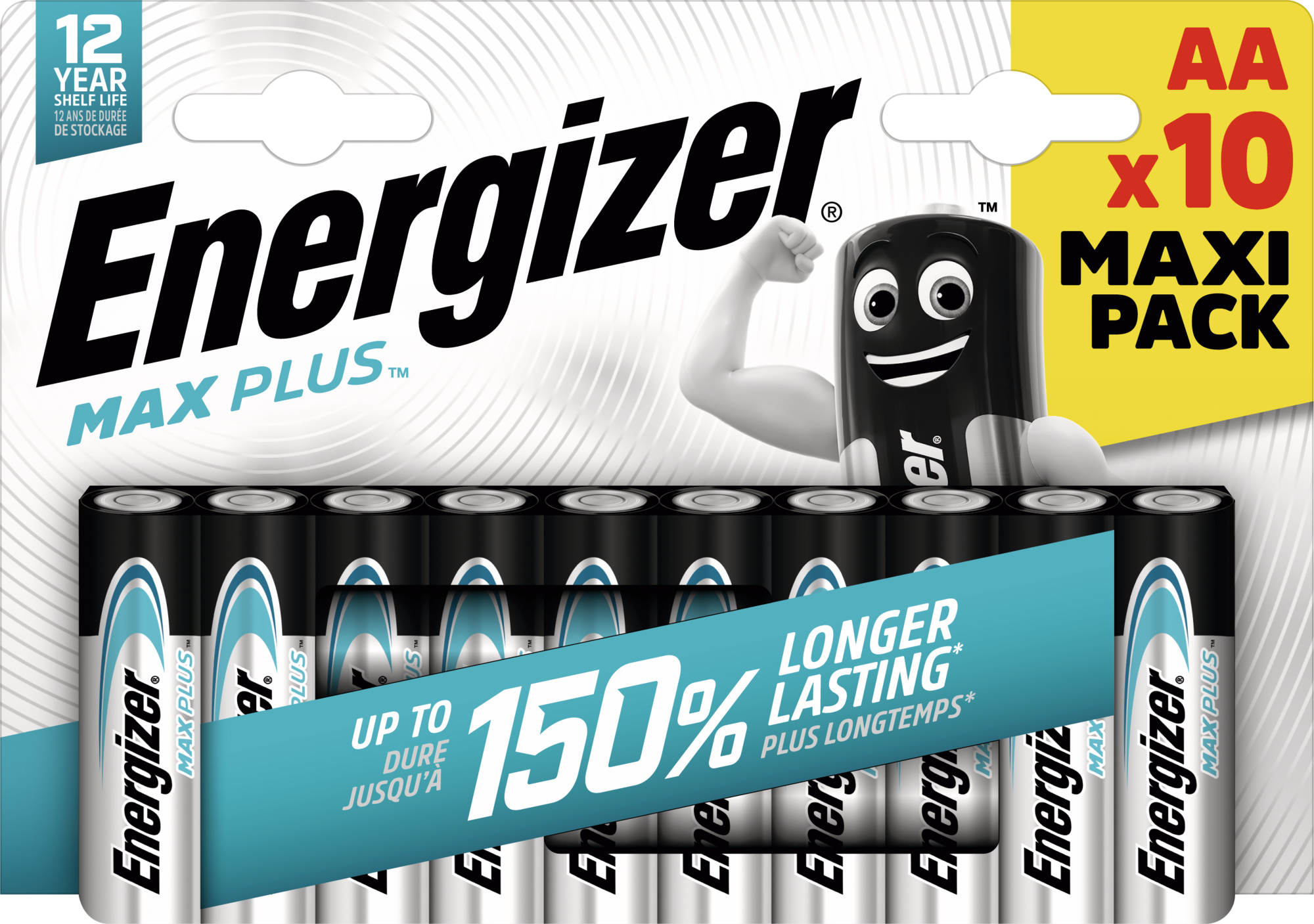 PILES MAX PLUS "ENERGIZER"