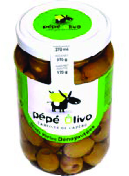 OLIVES VERTES DÉNOYAUTÉES