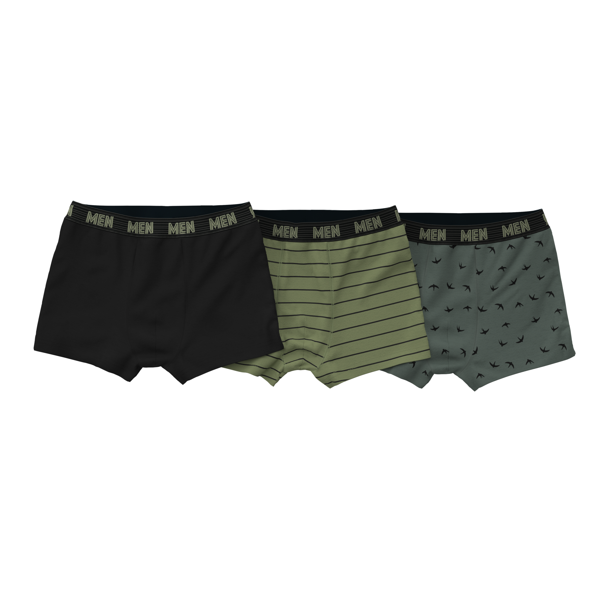 LOT DE 3 BOXERS HOMME