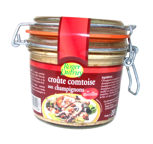 CROÛTE COMTOISE AUX CHAMPIGNONS ET MORILLES