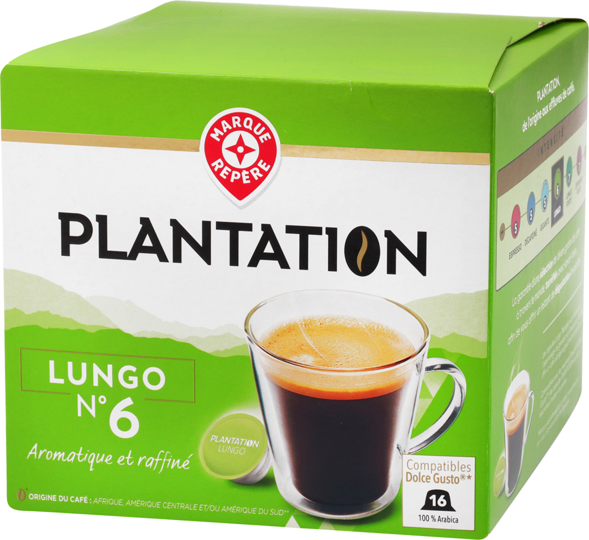 CAPSULES DE CAFÉ LUNGO  COMPATIBLES MACHINE DOLCE GUSTO