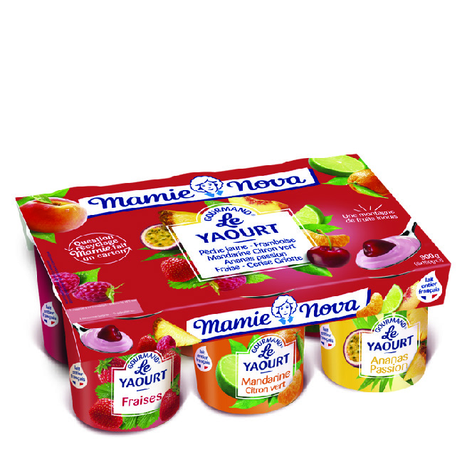 YAOURT PANACHÉ AUX FRUITS
