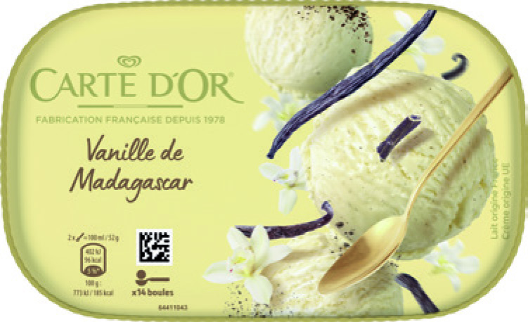 CRÈME GLACÉE VANILLE DE MADAGASCAR