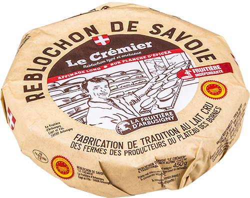 REBLOCHON DE SAVOIE AOP
LE CRÉMIER
27% Mat.Gr.