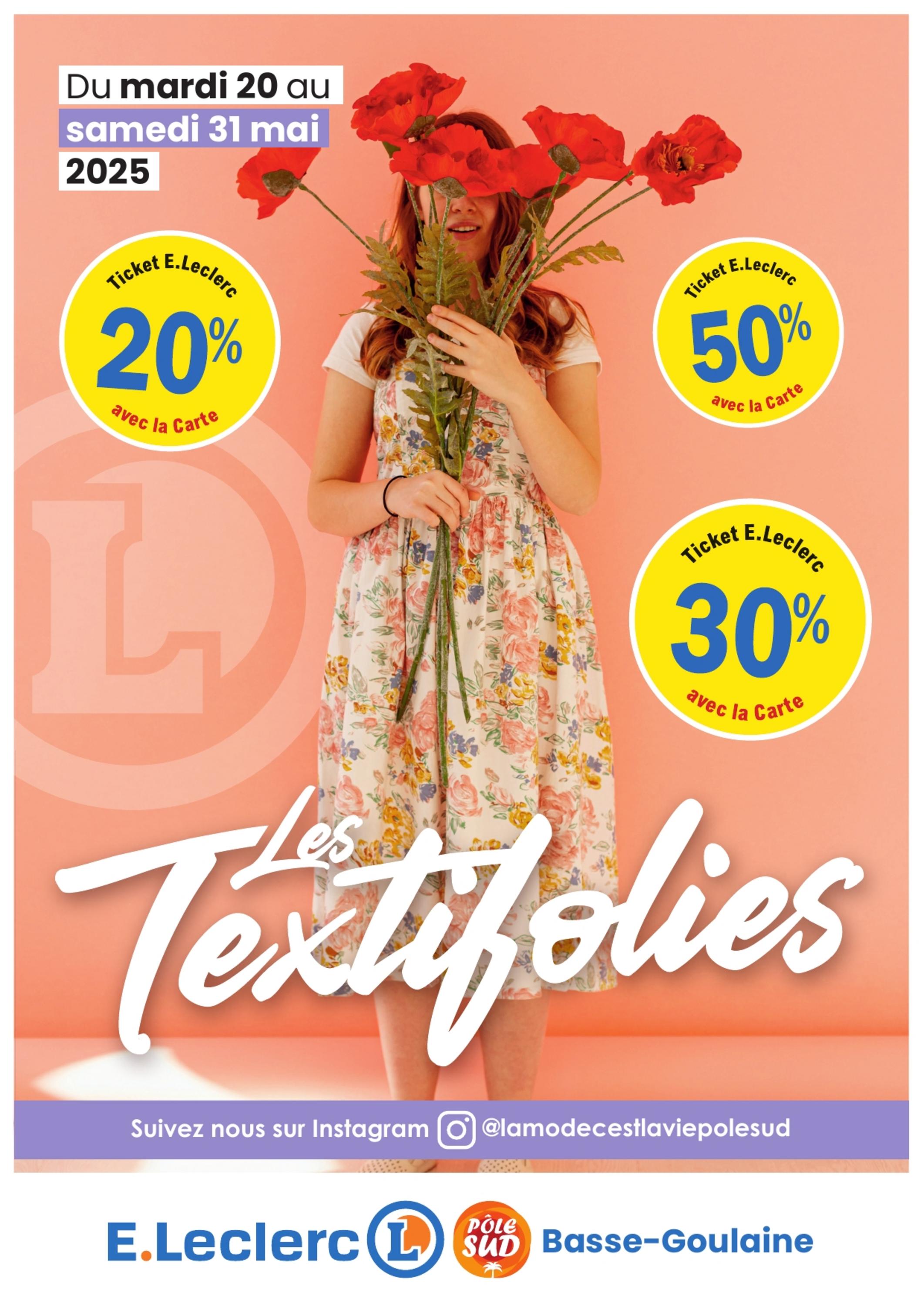 image du catalogue Textifolies - Du 20 au 31 mai 2025