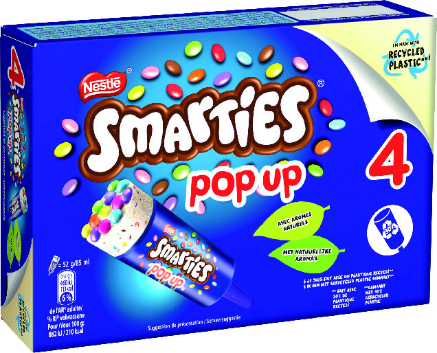 4 BÂTONNETS GLACÉS POP UP