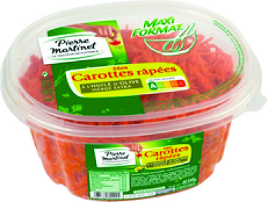 CAROTTES RÂPÉES À L’HUILE D’OLIVE