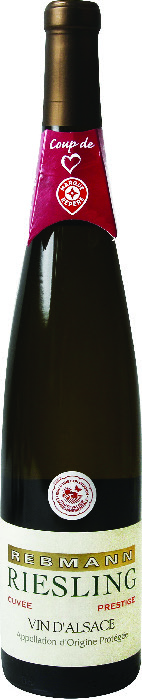 A.O.P(1) VIN D’ALSACE RIESLING(2) REBMANN CUVÉE PRESTIGE