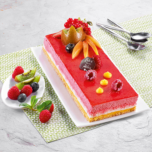 BAVAROIS CITRON FRAMBOISE 8 PERSONNES