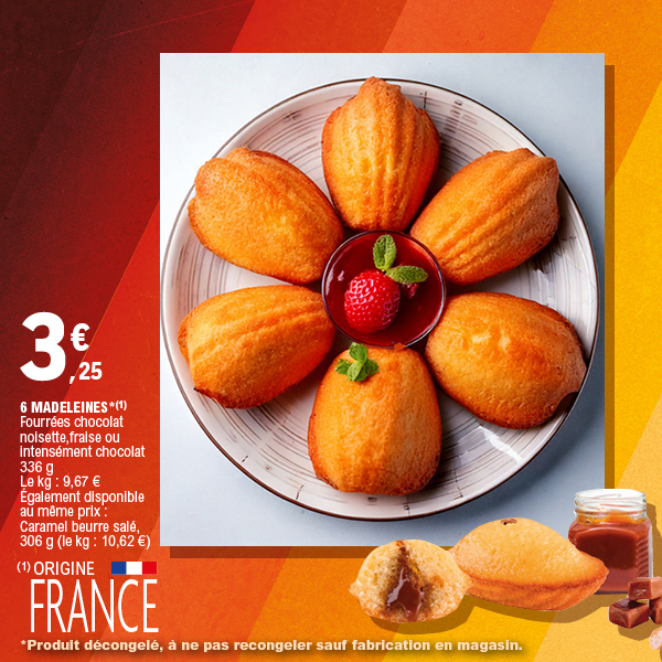 6 MADELEINES*
