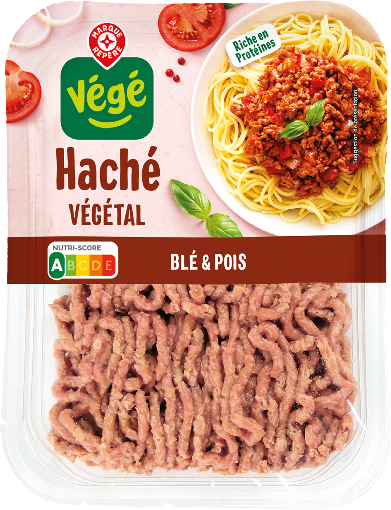 HACHÉ VÉGÉTAL
"Végé" ou "Nat&Vie"**