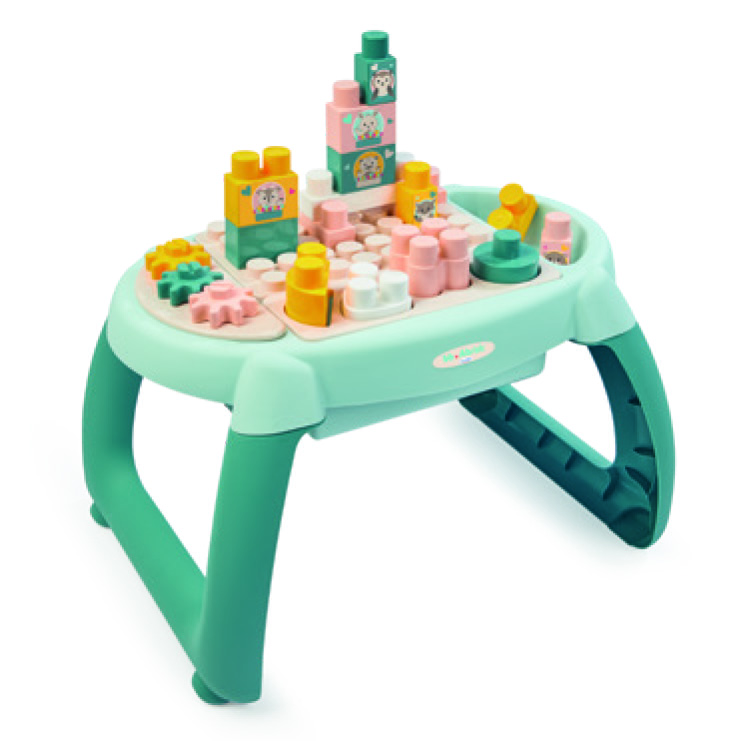 TABLE D'ÉVEIL BRIQUES/MA PREMIÈRE MOTO