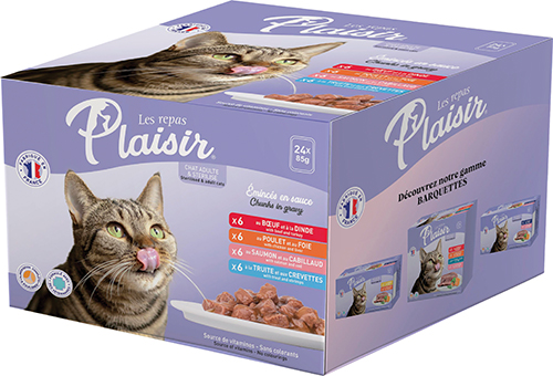 ÉMINCÉS EN SAUCE POUR CHAT 
ADULTE ET STÉRILISÉ
