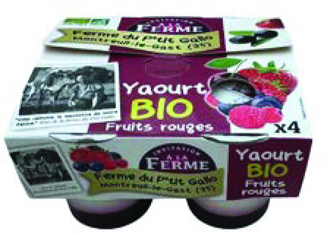 YAOURT AUX FRUITS BIO