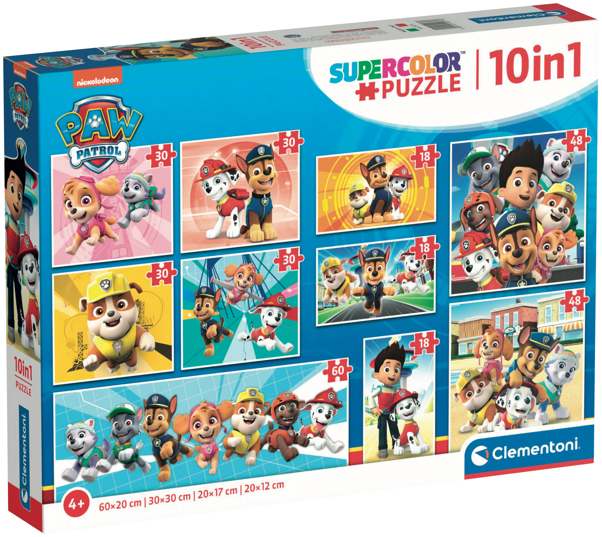 PUZZLE 10 EN 1 LA PAT'PATROUILLE