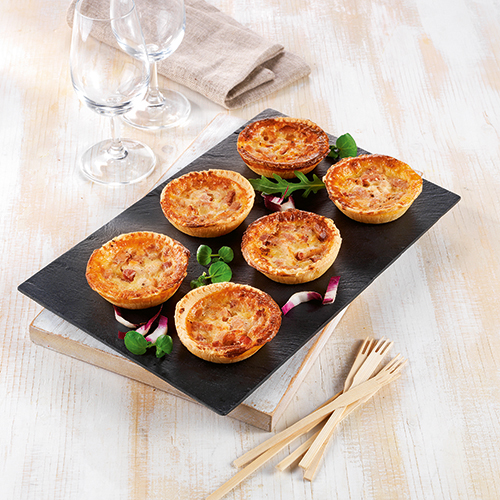 6 MINI-QUICHES LORRAINES