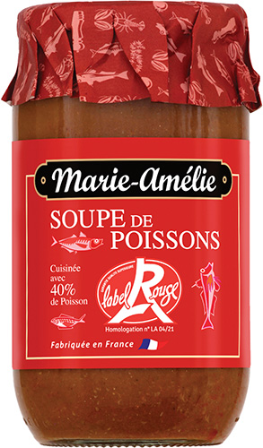 SOUPE ROUGE DE LA MER LABEL ROUGE