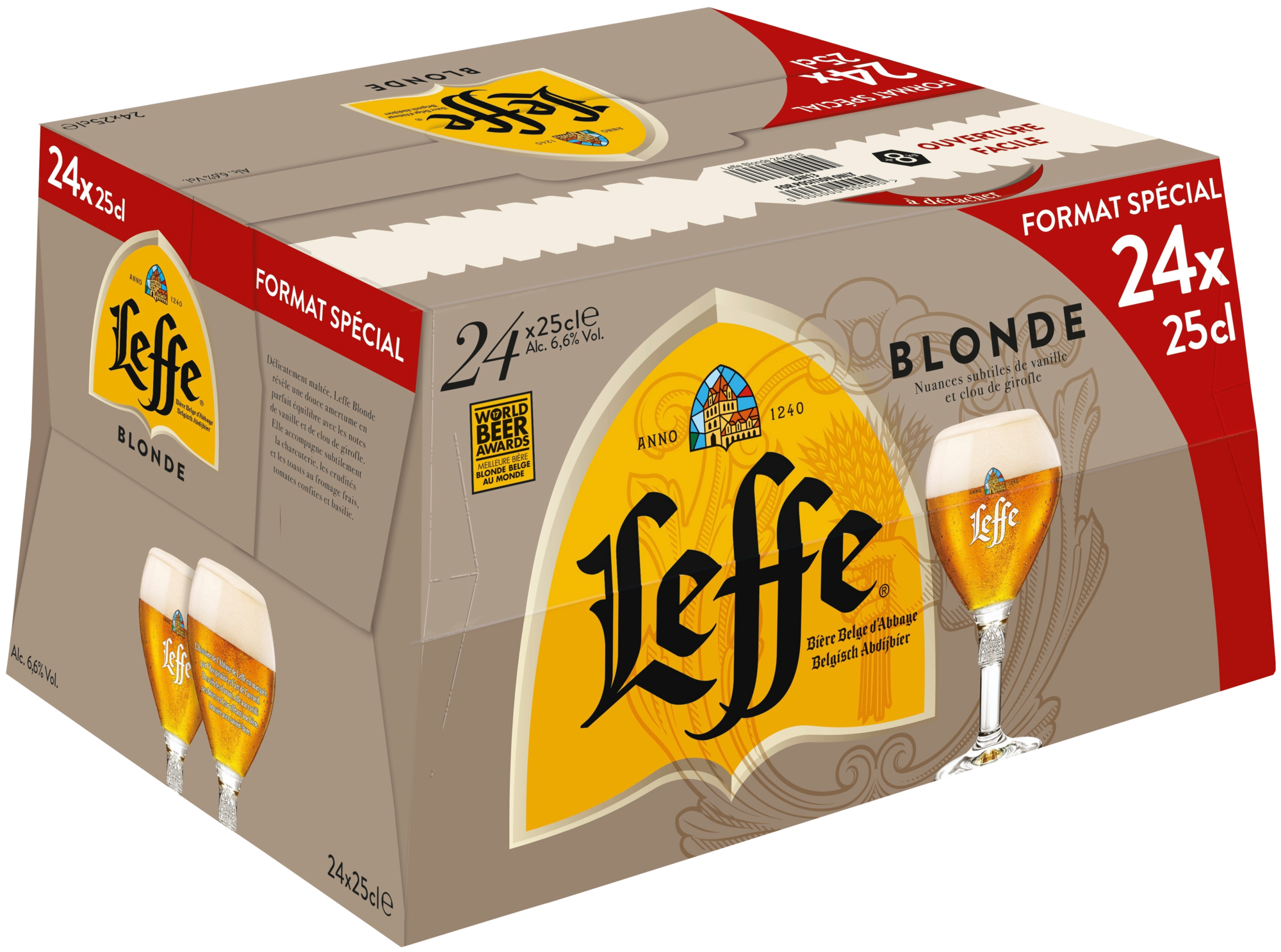 BIÈRE BELGE D'ABBAYE BLONDE