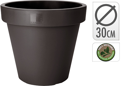 POT ROND EXTÉRIEUR 30 X 26 CM
