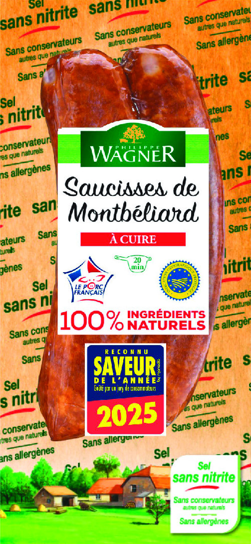 SAUCISSES DE MONTBÉLIARD  IGP(8) 