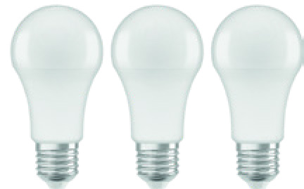 LOT DE 3 AMPOULES LED E27 BLANC