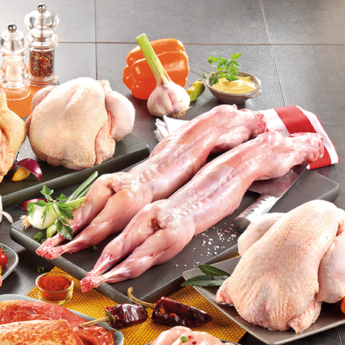 LAPIN SOUS FOURREAU X2