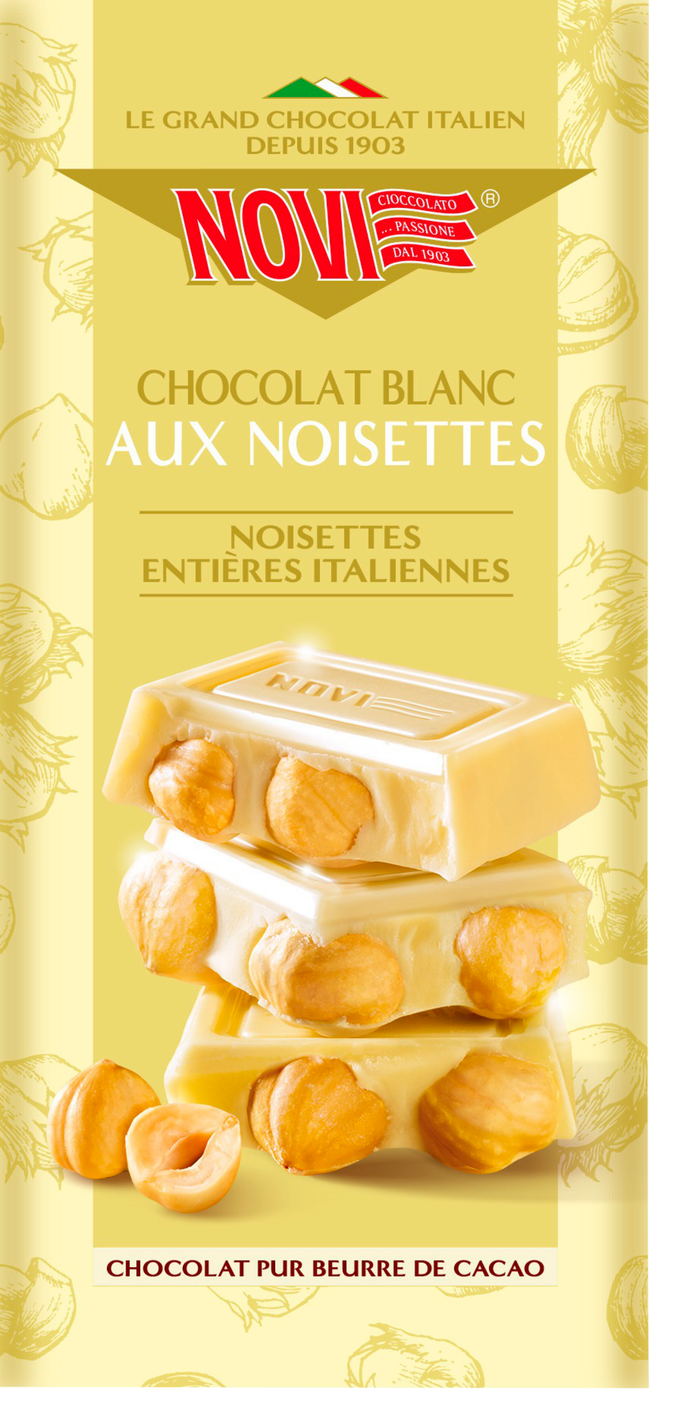 TABLETTE DE CHOCOLAT AUX NOISETTES