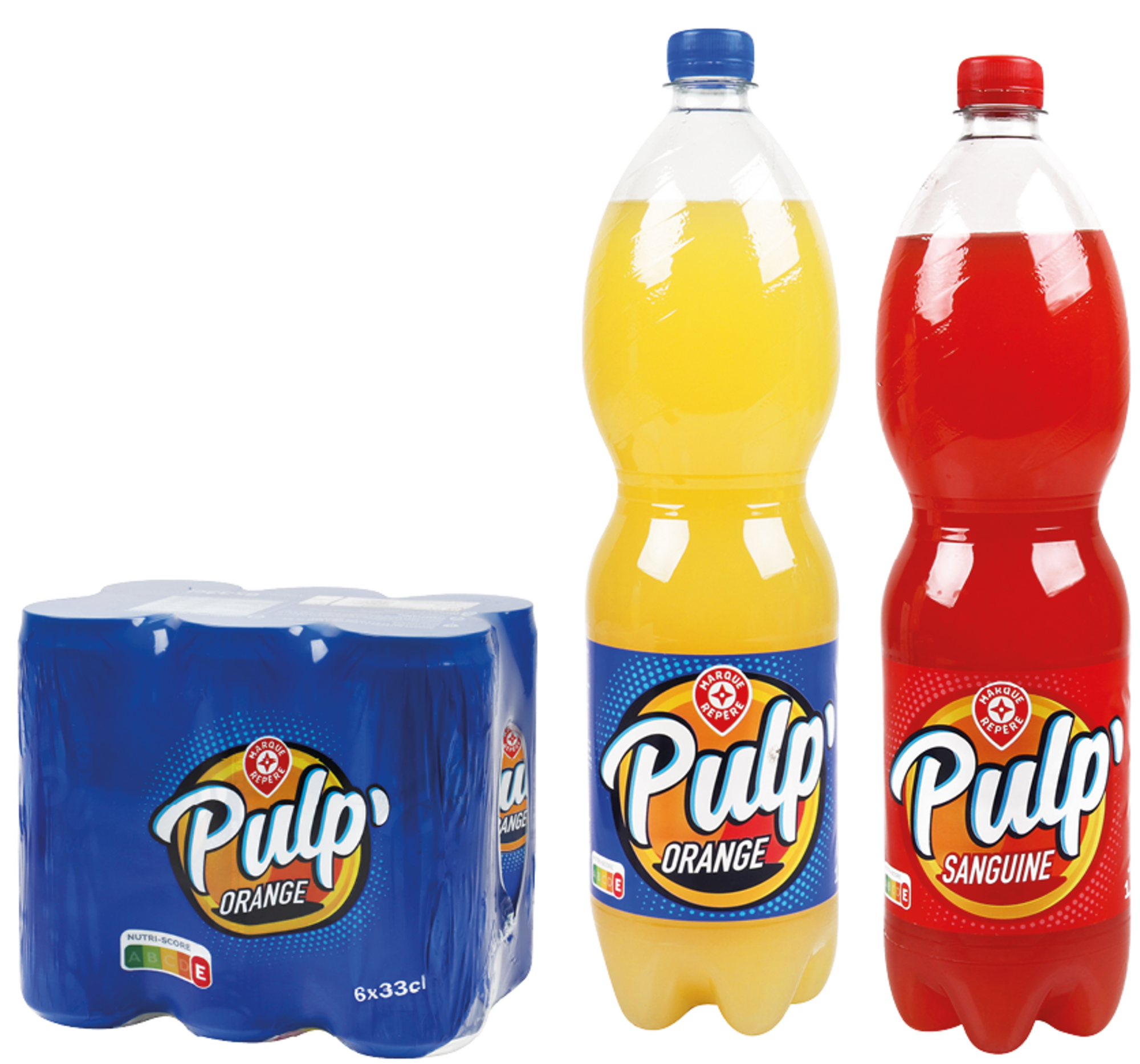 SUR LES PRODUITS PRÉSENTS EN MAGASIN DE LA GAMME "PULP' ORANGE"