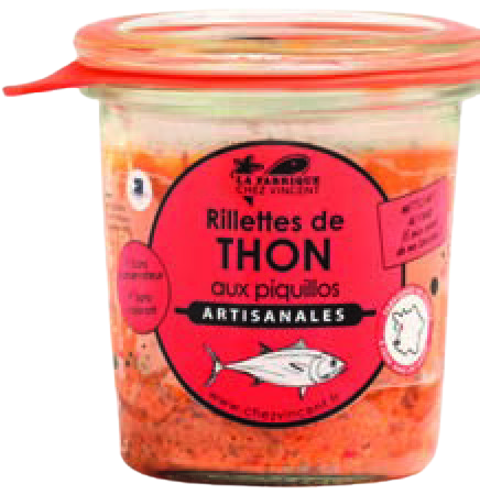 RILLETTES DE THON AUX PIQUILLOS