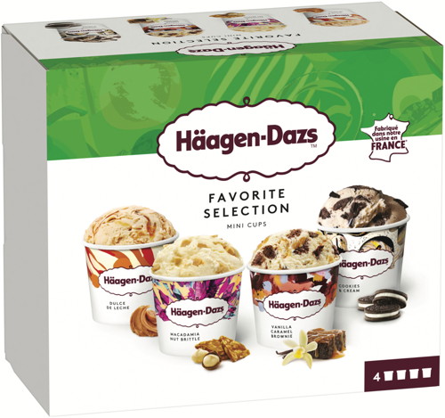 MINI POTS X4 OBSESSIONS COLLECTION - FAVORITE SELECTION SURGELÉS