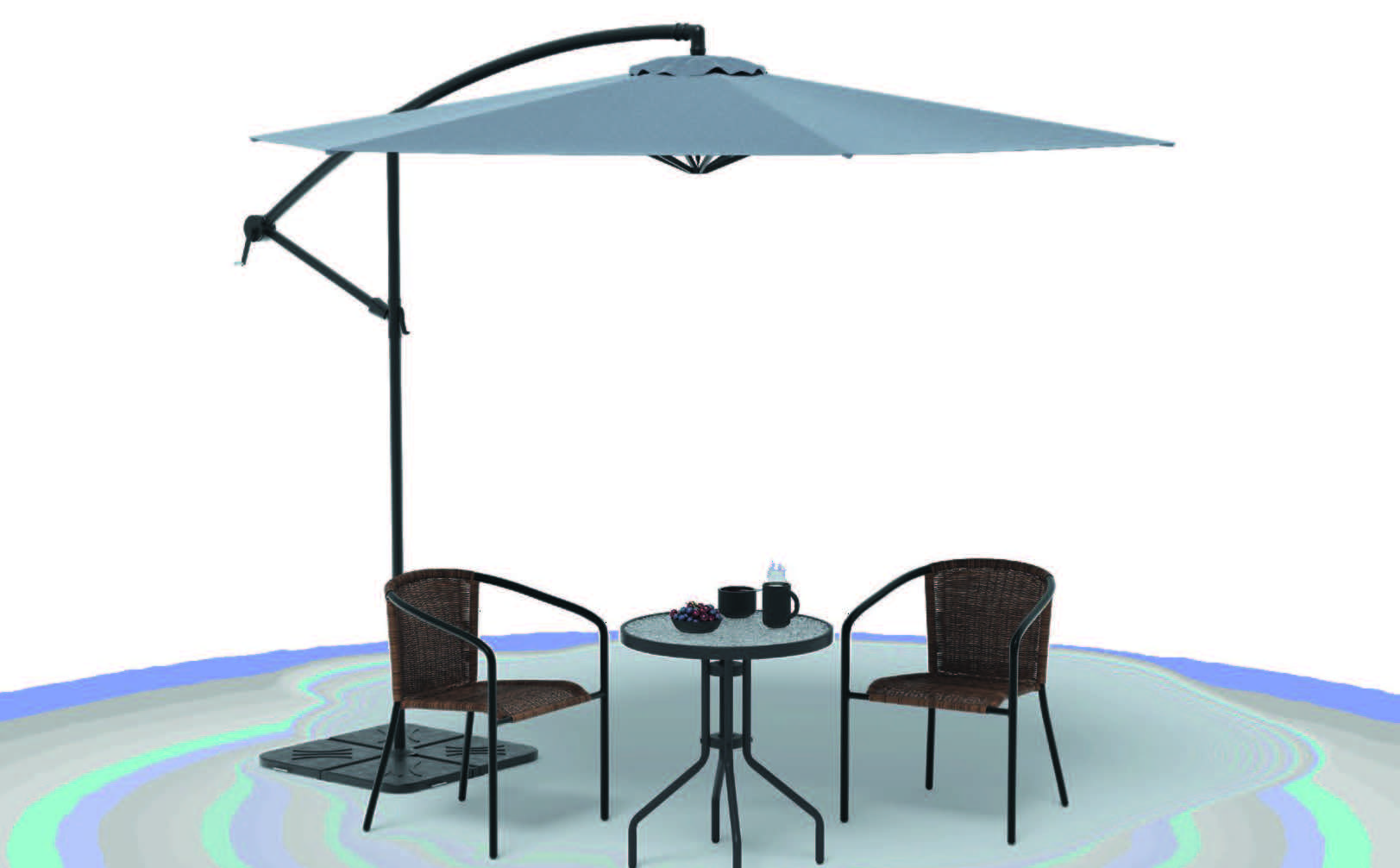 PARASOL EXCENTRÉ 270￿CM(1)