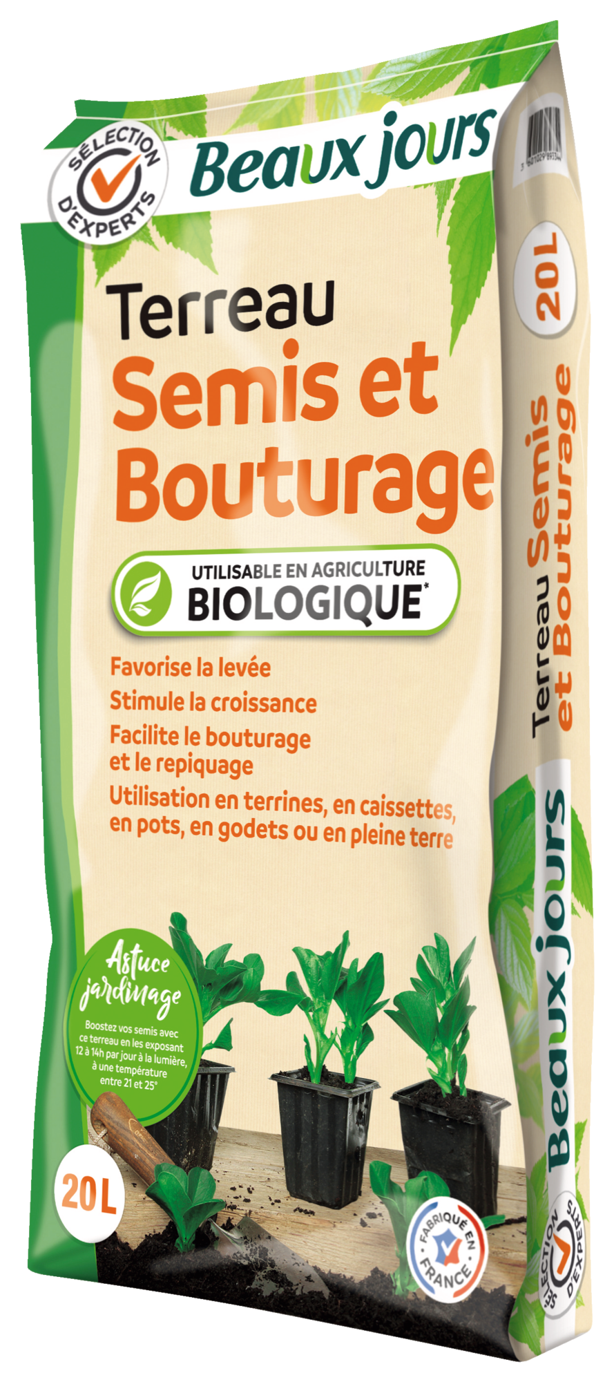 TERREAU SEMIS ET BOUTURAGE "BEAUX JOURS"