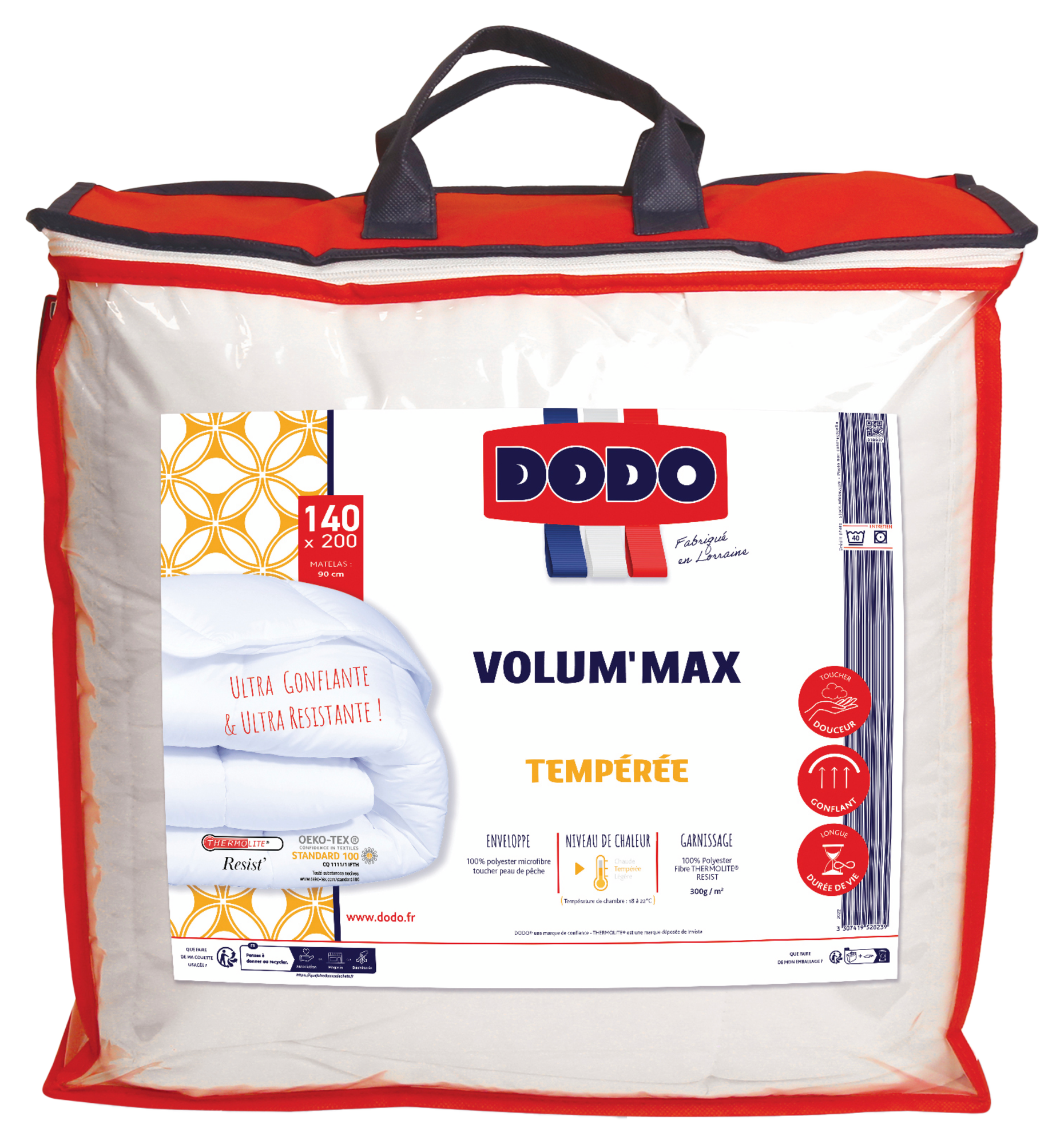 COUETTE VOLUM'MAX 140X200 CM