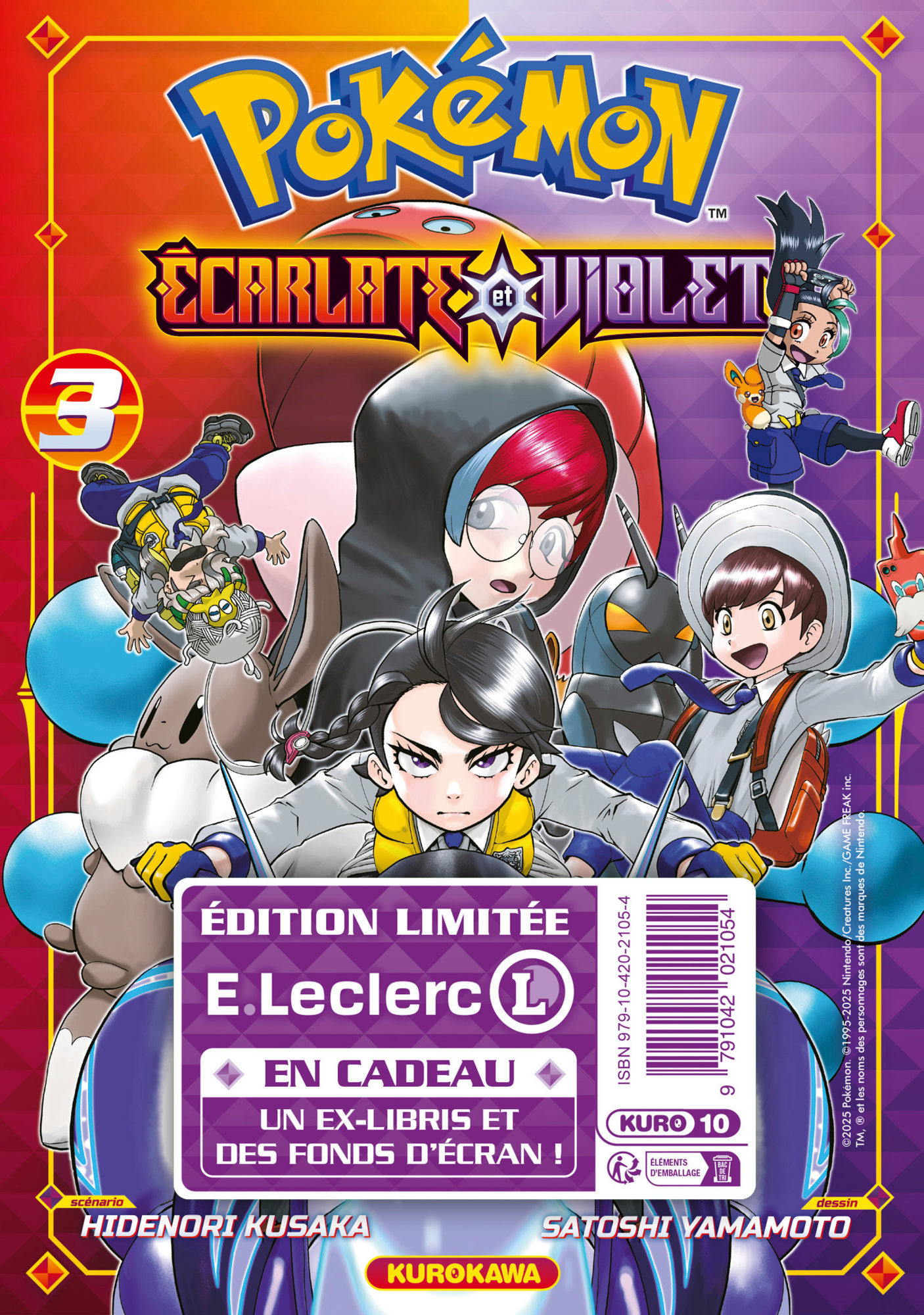 POKÉMON ÉCARLATE ET VIOLET Tome 3