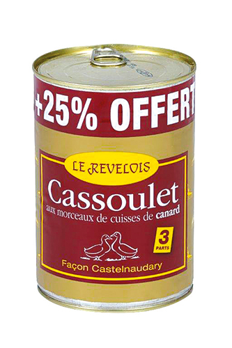 CASSOULET AUX MORCEAUX DE CUISSES DE CANARD