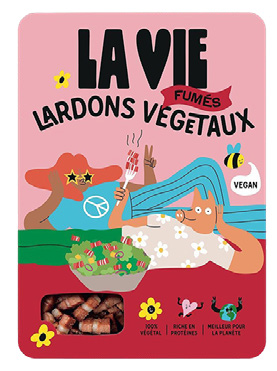  LARDONS VÉGÉTAUX FUMÉS La Vie