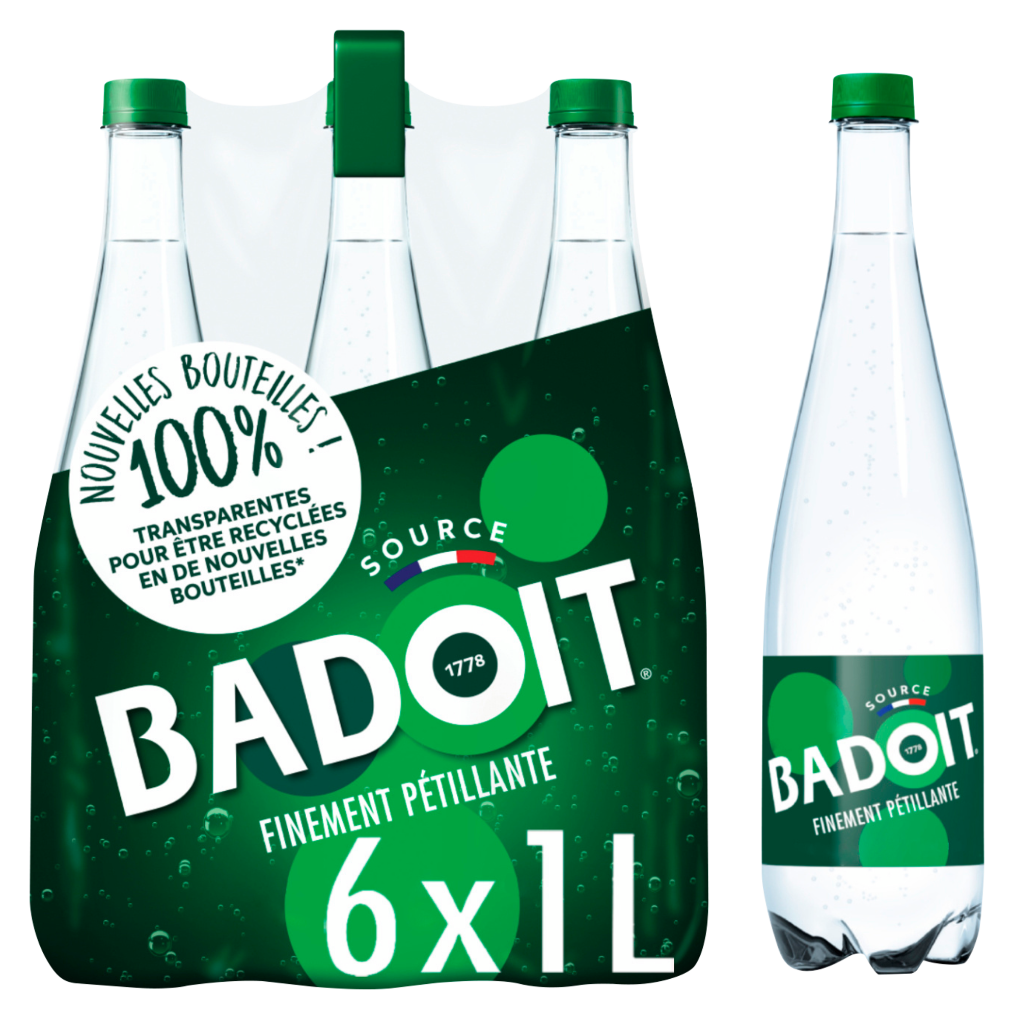 EAU MINÉRALE NATURELLE AVEC ADJONCTION DE GAZ CARBONIQUE